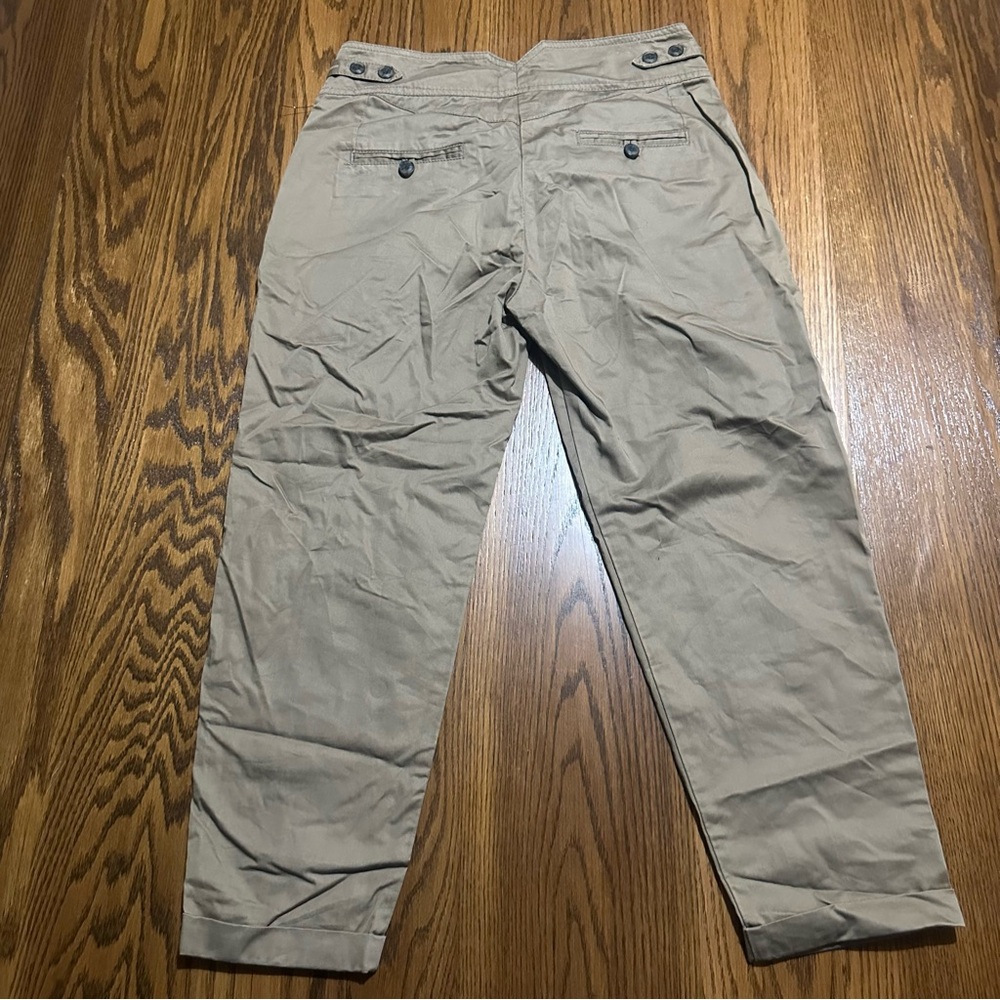 French Connection women’s khaki pants / capris pockets size 4 - Picture 5 of 6